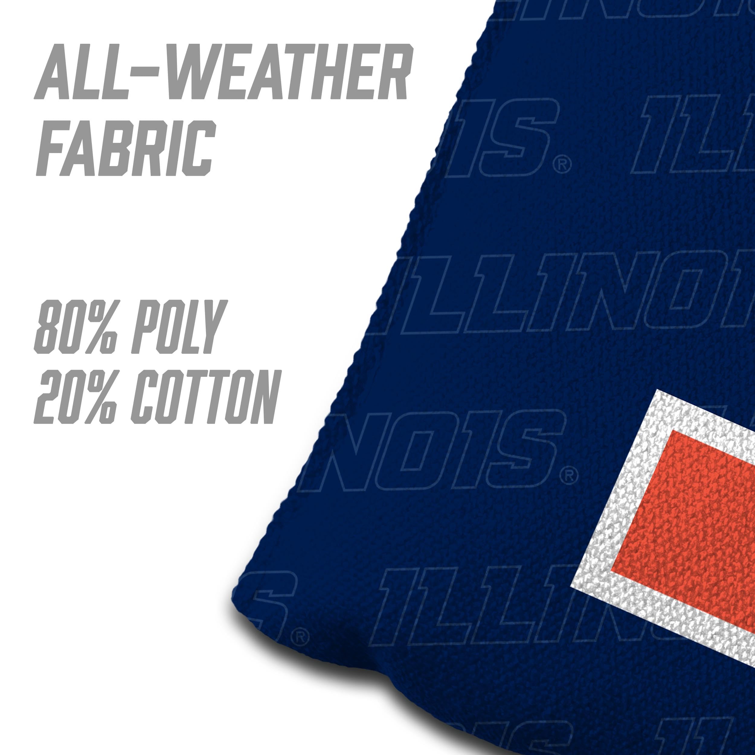 YouTheFan NCAA Illinois Fighting Illini Cornhole Bags - 4PK - Blue - Sports Collectibles, Sports Memorabilia, Sports Fan Shop, Sports Gifts