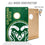 YouTheFan NCAA Colorado State Rams 2’ x 3’ Wood Cornhole Game with Logo Bags - Sports Collectibles, Sports Memorabilia, Sports Fan Shop, Sports Gifts