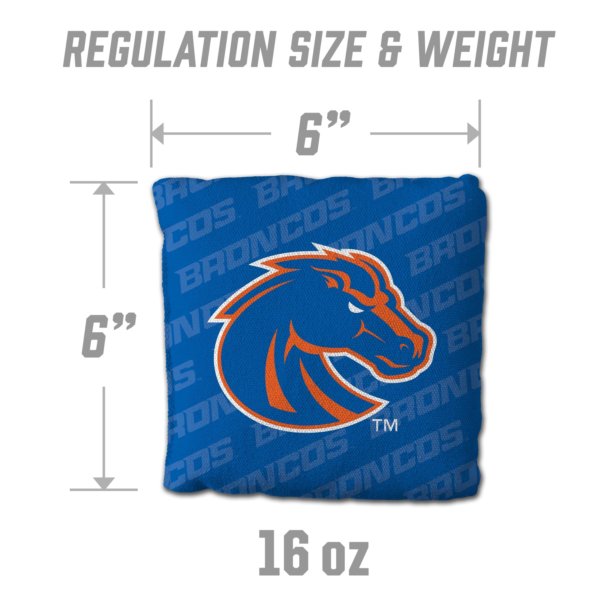 YouTheFan NCAA Boise State Broncos Cornhole Bags - 4PK - Blue - Sports Collectibles, Sports Memorabilia, Sports Fan Shop, Sports Gifts