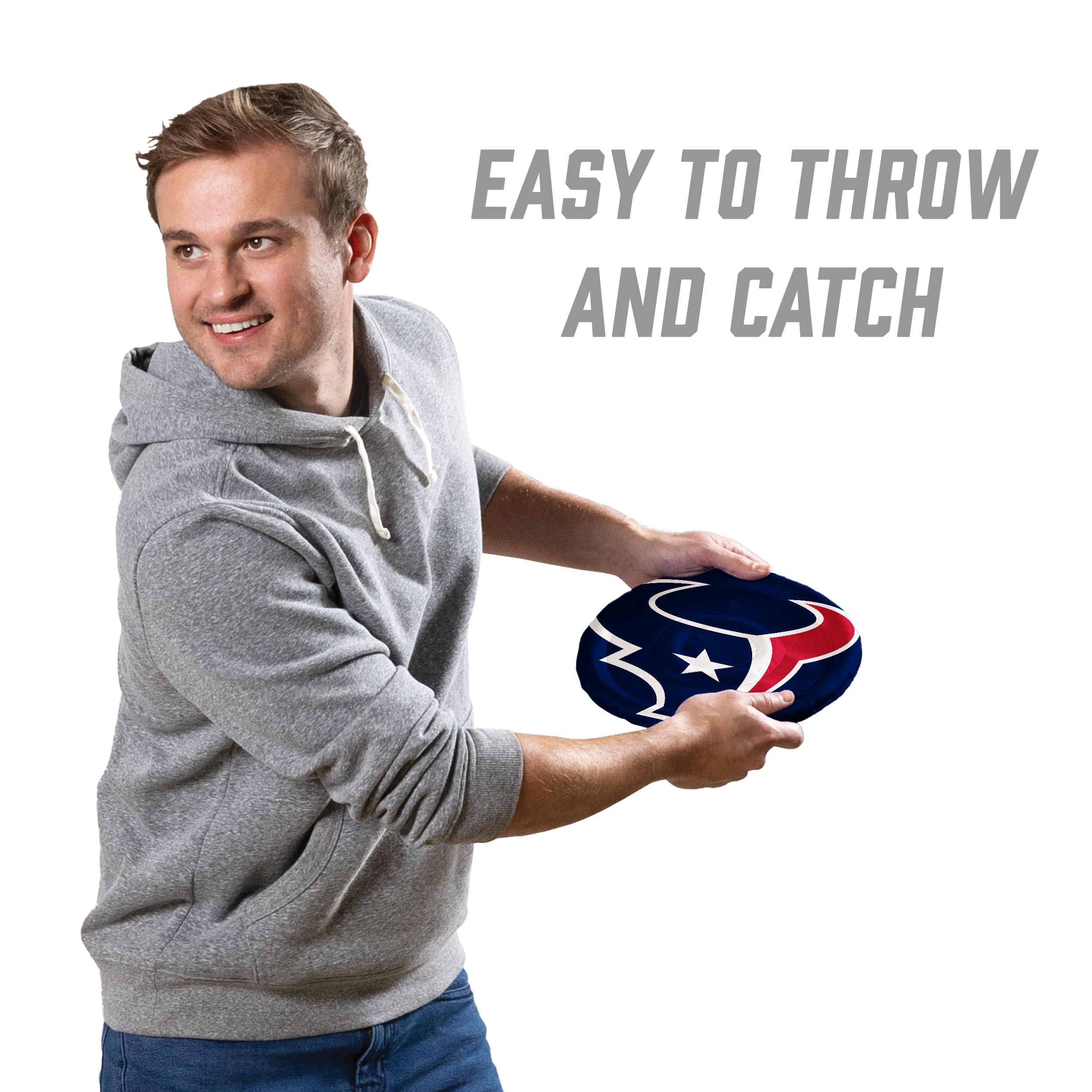 YouTheFan NFL Houston Texans Flimzee Bean-Bag Flying Disc - Sports Collectibles, Sports Memorabilia, Sports Fan Shop, Sports Gifts