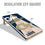 YouTheFan NCAA Georgia Tech Yellow Jackets 2’ x 4’ Professional Wood Cornhole Game with Logo Bags - Sports Collectibles, Sports Memorabilia, Sports Fan Shop, Sports Gifts