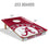 YouTheFan NCAA Alabama Crimson Tide 2’ x 3’ Wood Cornhole Game with Logo Bags - Sports Collectibles, Sports Memorabilia, Sports Fan Shop, Sports Gifts