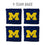 YouTheFan NCAA Michigan Wolverines Cornhole Bags - 4PK - Blue - Sports Collectibles, Sports Memorabilia, Sports Fan Shop, Sports Gifts