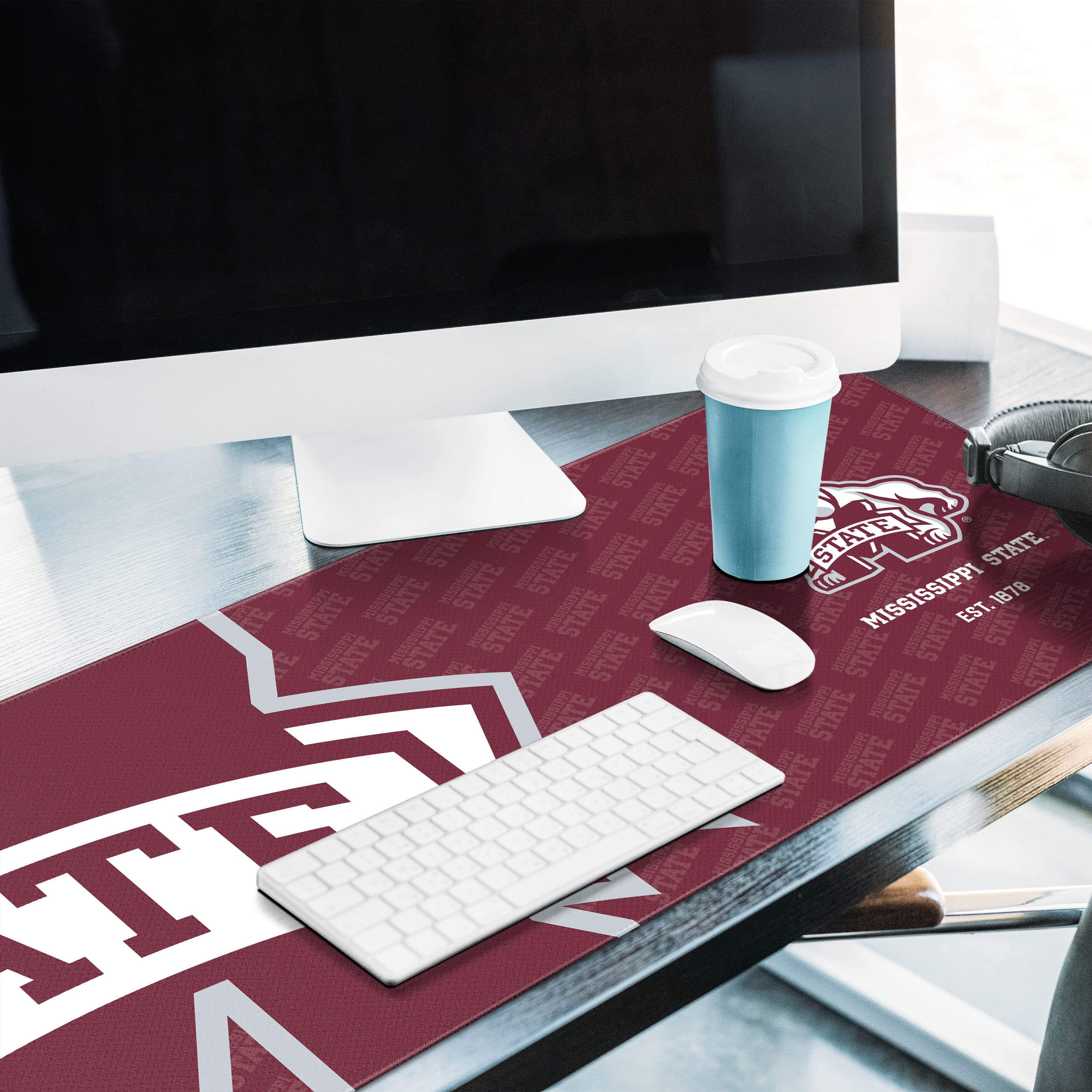 YouTheFan NCAA Mississippi State Bulldogs Logo Series Desk Pad - Sports Collectibles, Sports Memorabilia, Sports Fan Shop, Sports Gifts
