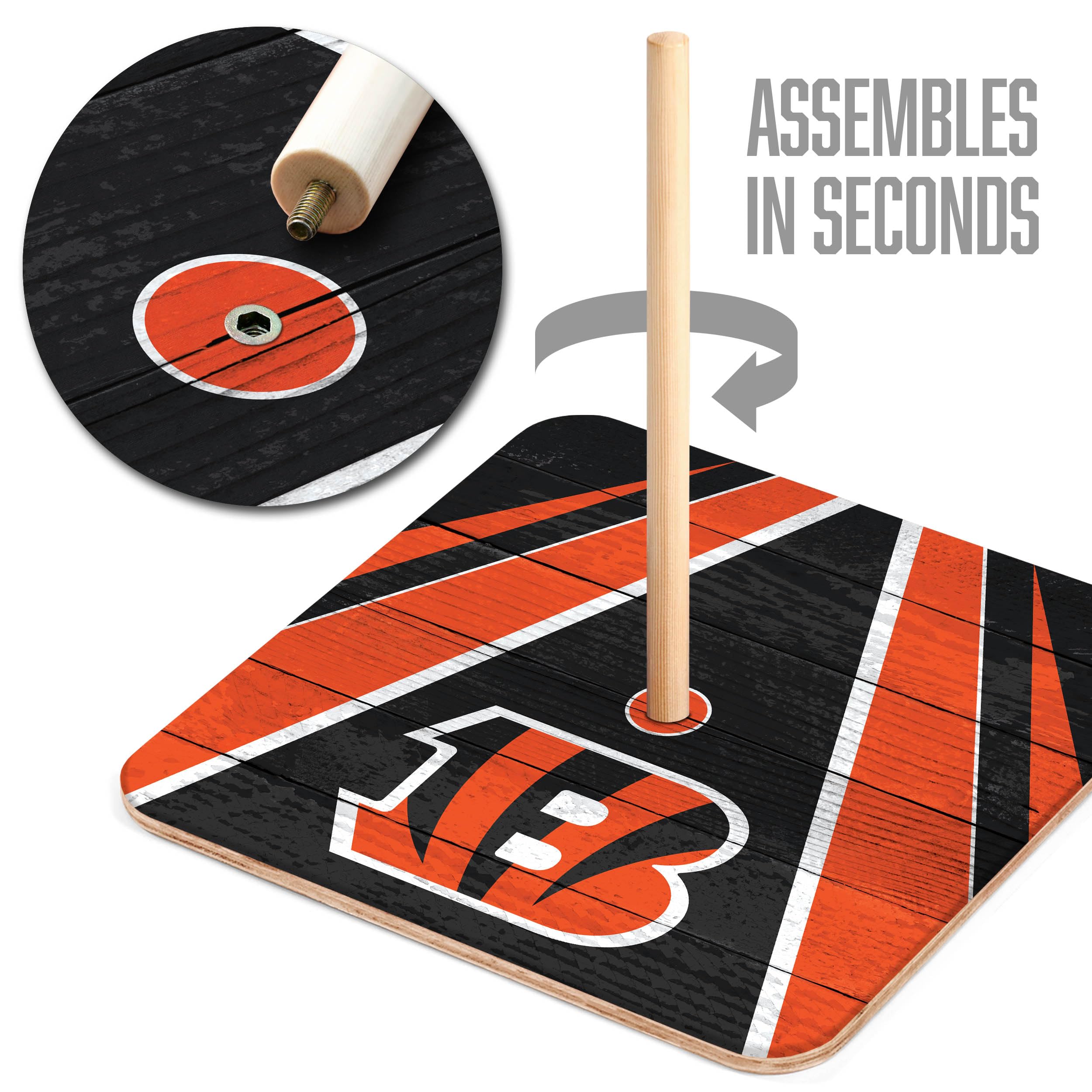 YouTheFan NFL Cincinnati Bengals Horseshoe Bags Game - Sports Collectibles, Sports Memorabilia, Sports Fan Shop, Sports Gifts