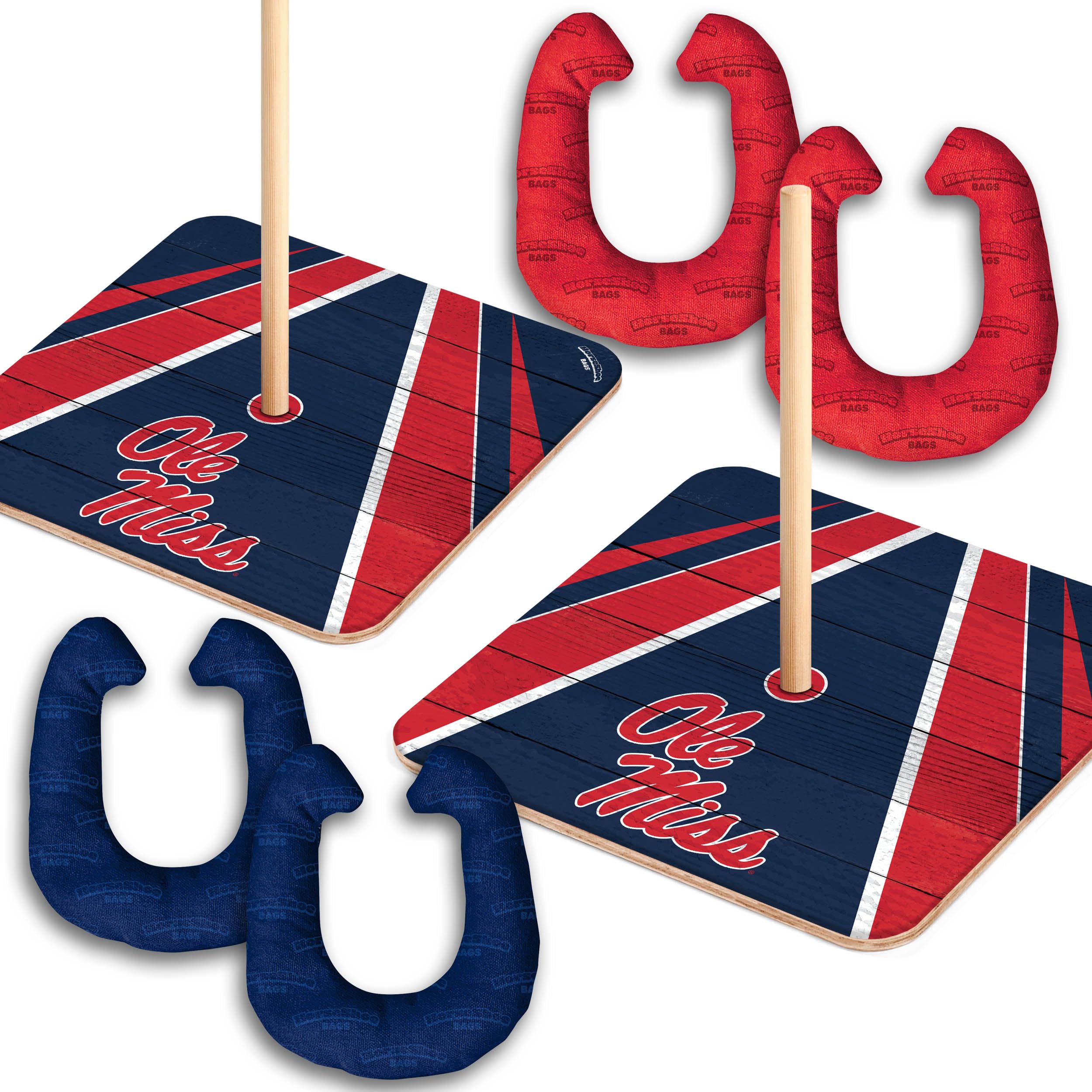YouTheFan NCAA Mississippi Rebels Horseshoe Bags - Sports Collectibles, Sports Memorabilia, Sports Fan Shop, Sports Gifts