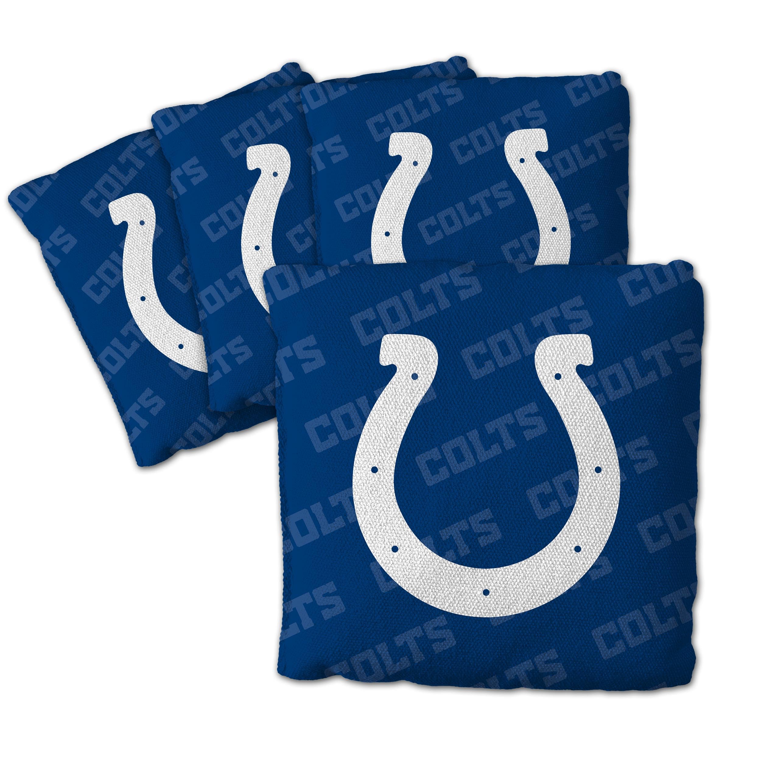YouTheFan NFL Indianapolis Colts Cornhole Bags - 4PK - Blue - Sports Collectibles, Sports Memorabilia, Sports Fan Shop, Sports Gifts