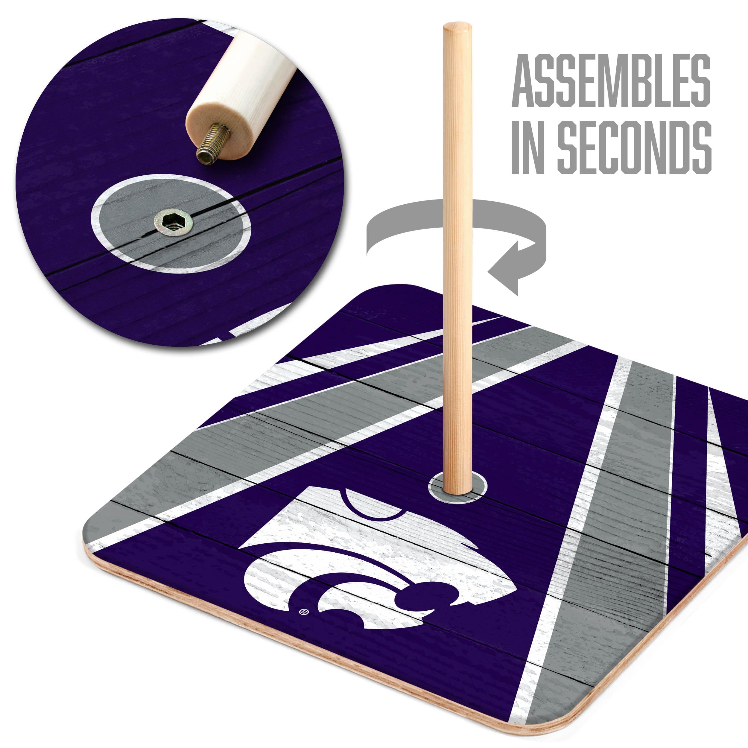 YouTheFan NCAA Kansas State Wildcats Horseshoe Bags - Sports Collectibles, Sports Memorabilia, Sports Fan Shop, Sports Gifts