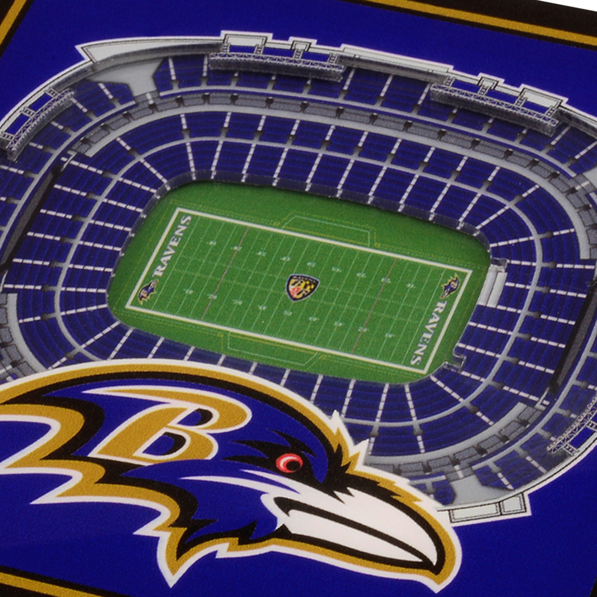 YouTheFan NFL Baltimore Ravens Licensed Fan Cribbage Wood Board Game - Sports Collectibles, Sports Memorabilia, Sports Fan Shop, Sports Gifts
