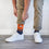 For Bare Feet NFL DENVER BRONCOS Elevate Premium Dress Crew Sock Team Color Large - Sports Gifts, Sports Memorabilia, Sports Collectibles, Fan Shop