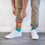 For Bare Feet NFL MIAMI DOLPHINS Elevate Premium Dress Crew Sock Team Color Large - Sports Gifts, Sports Memorabilia, Sports Collectibles, Fan Shop