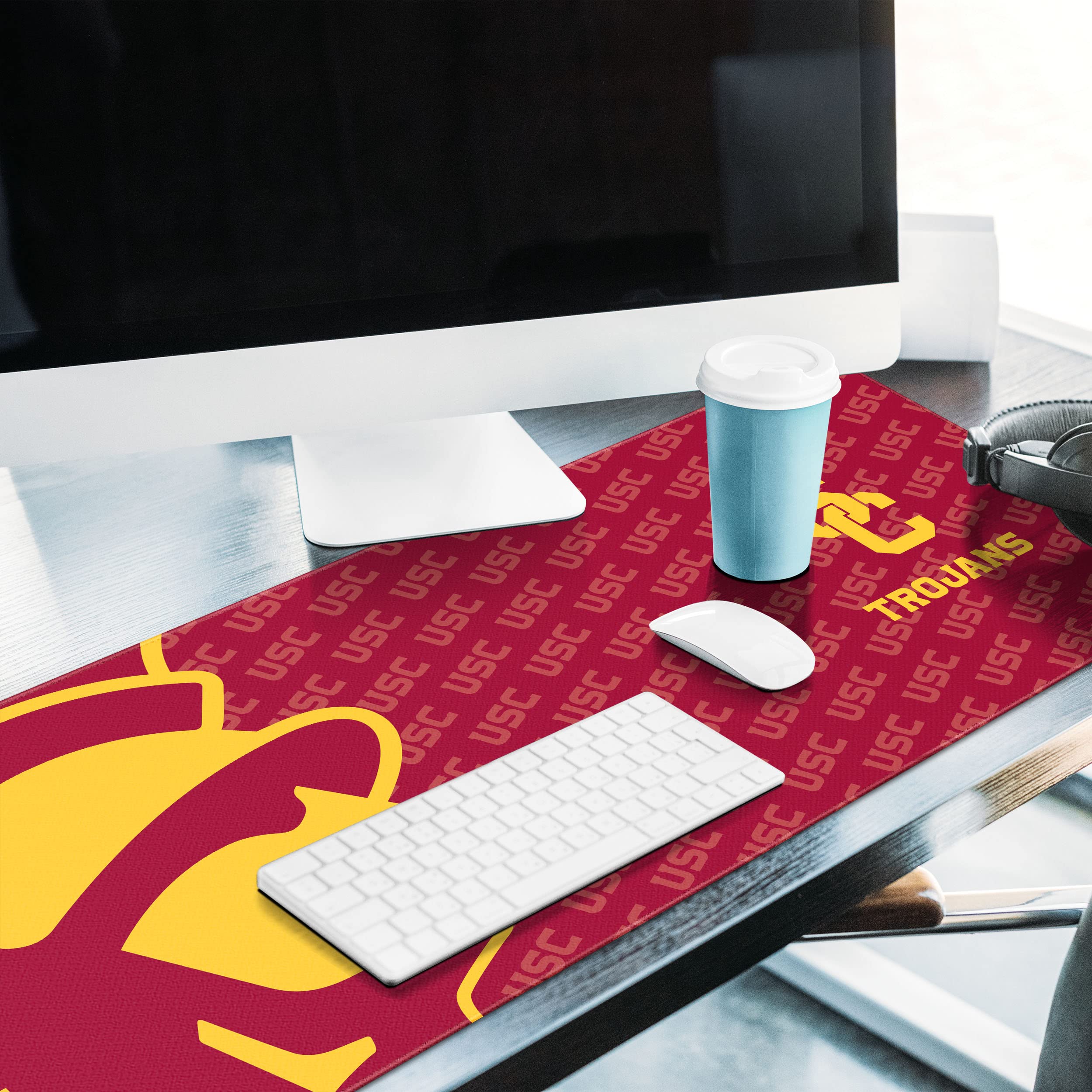 YouTheFan NCAA USC Trojans Logo Series Desk Pad - Sports Collectibles, Sports Memorabilia, Sports Fan Shop, Sports Gifts