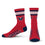 For Bare Feet Unisex Adult 4 Stripe Deuce Nhl Crew Sock, Team Color, Medium US - Sports Gifts, Sports Memorabilia, Sports Collectibles, Fan Shop