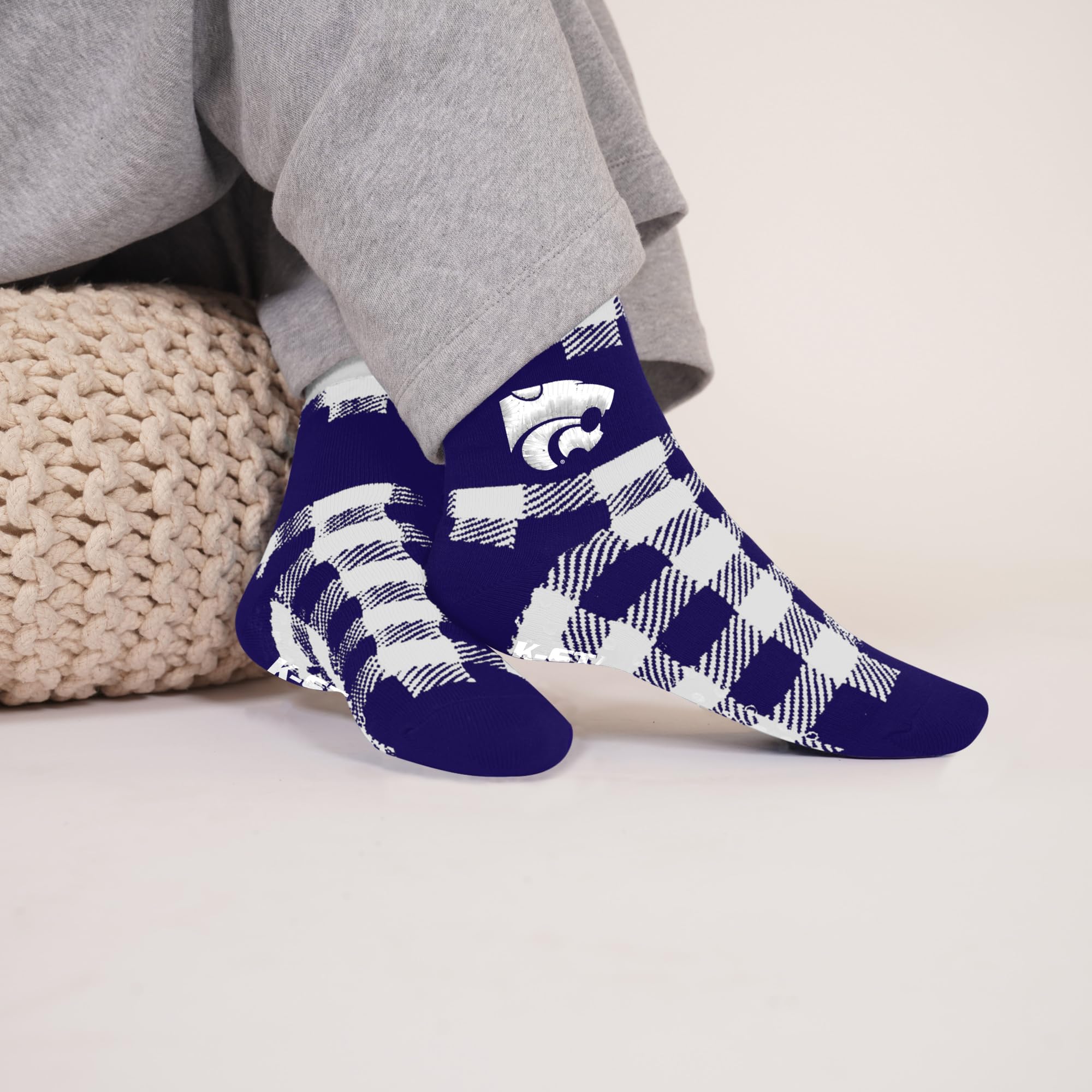 For Bare Feet NCAA KANSAS STATE WILDCATS Cozy Buff Plush Cabin Sock Team Color OSFM - Sports Gifts, Sports Memorabilia, Sports Collectibles, Fan Shop