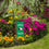 College Flags & Banners Co. North Dakota Fighting Hawks Mini Garden and Flower Pot Flag Topper - Sports Collectibles, Sports Memorabilia, Sports Fan Shop, Sports Gifts