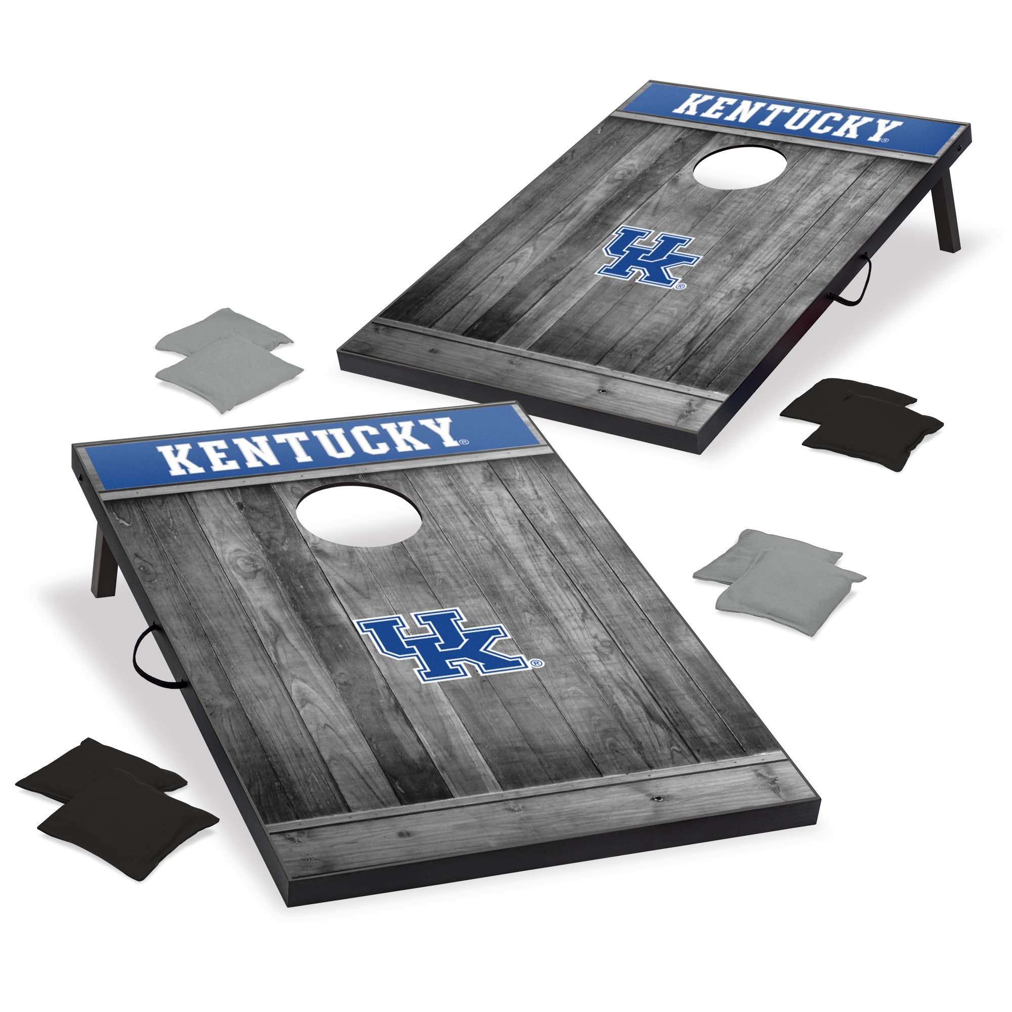 Wild Sports 2'x3' MDF Wood NCAA College Kentucky Wildcats Cornhole Set - Sports Collectibles, Sports Memorabilia, Sports Fan Shop, Sports Gifts