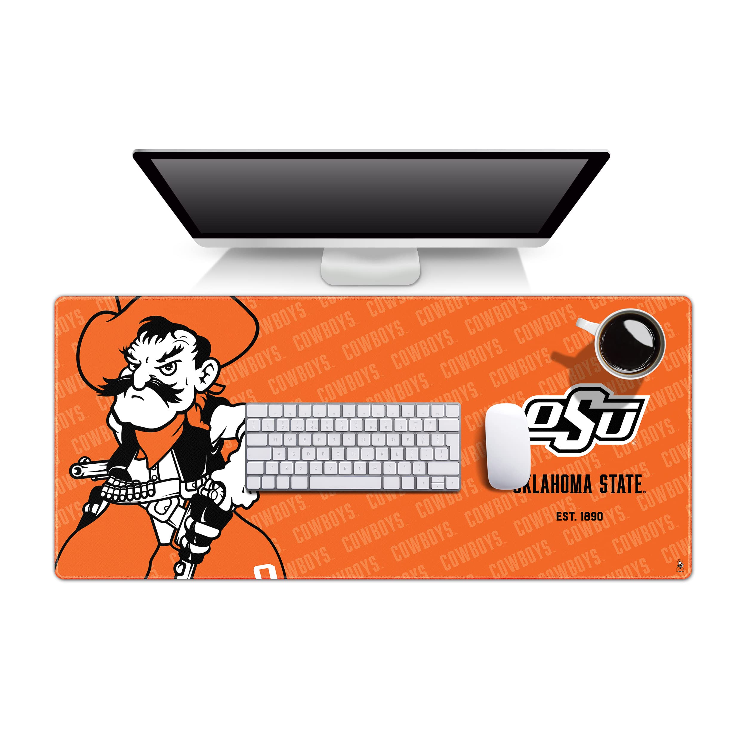 YouTheFan NCAA Oklahoma State Cowboys Logo Series Desk Pad - Sports Collectibles, Sports Memorabilia, Sports Fan Shop, Sports Gifts