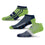 For Bare Feet NFL SEATTLE SEAHAWKS Stripe Stack 3 Pack Ankle Sock Team Colors Large - Sports Gifts, Sports Memorabilia, Sports Collectibles, Fan Shop
