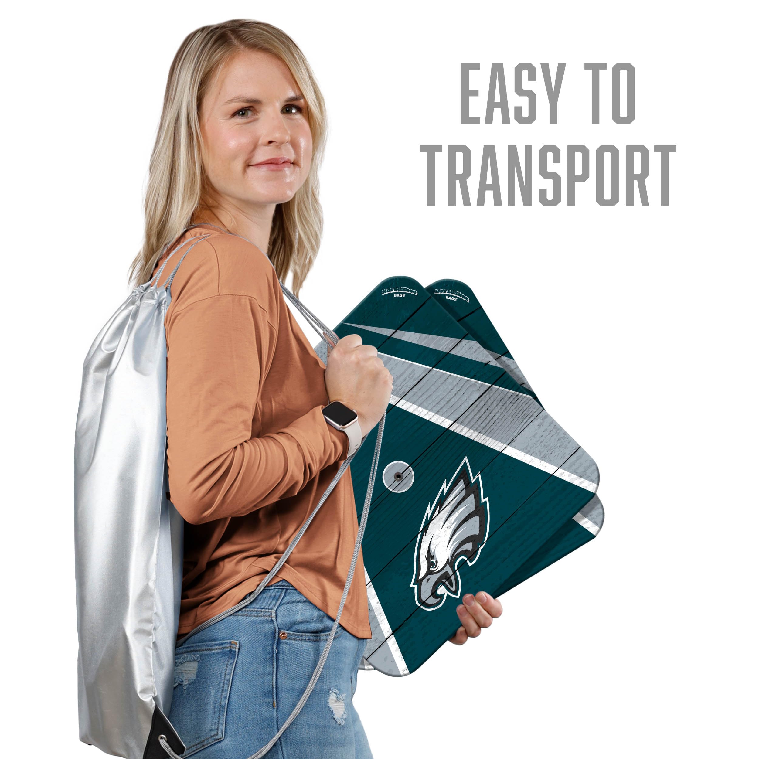 YouTheFan NFL Philadelphia Eagles Horseshoe Bags Game - Sports Collectibles, Sports Memorabilia, Sports Fan Shop, Sports Gifts