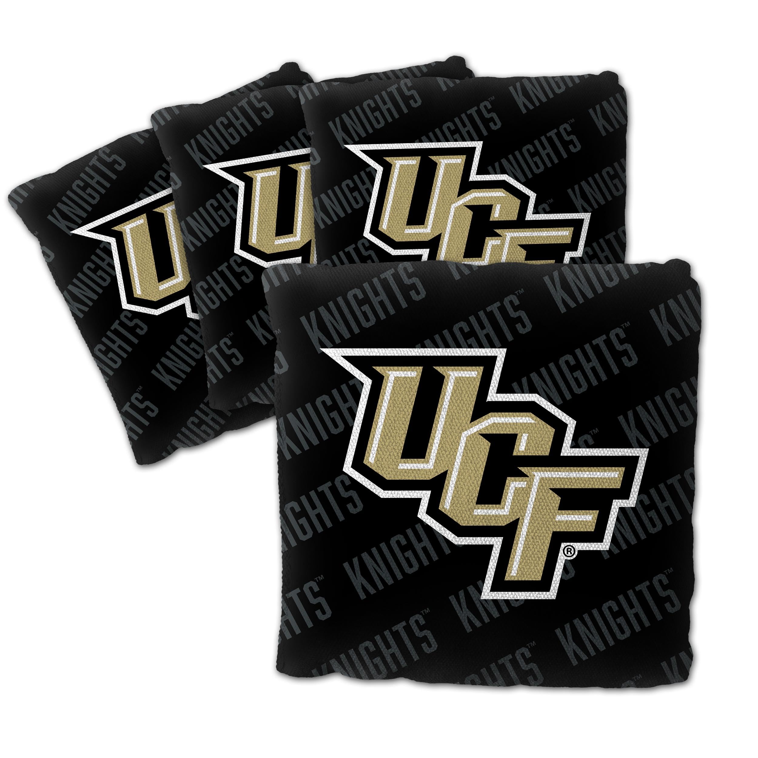 YouTheFan NCAA Central Florida Knights Cornhole Bags - 4PK - Black - Sports Collectibles, Sports Memorabilia, Sports Fan Shop, Sports Gifts