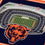 YouTheFan NFL Chicago Bears Licensed Fan Cribbage Wood Board Game - Sports Collectibles, Sports Memorabilia, Sports Fan Shop, Sports Gifts