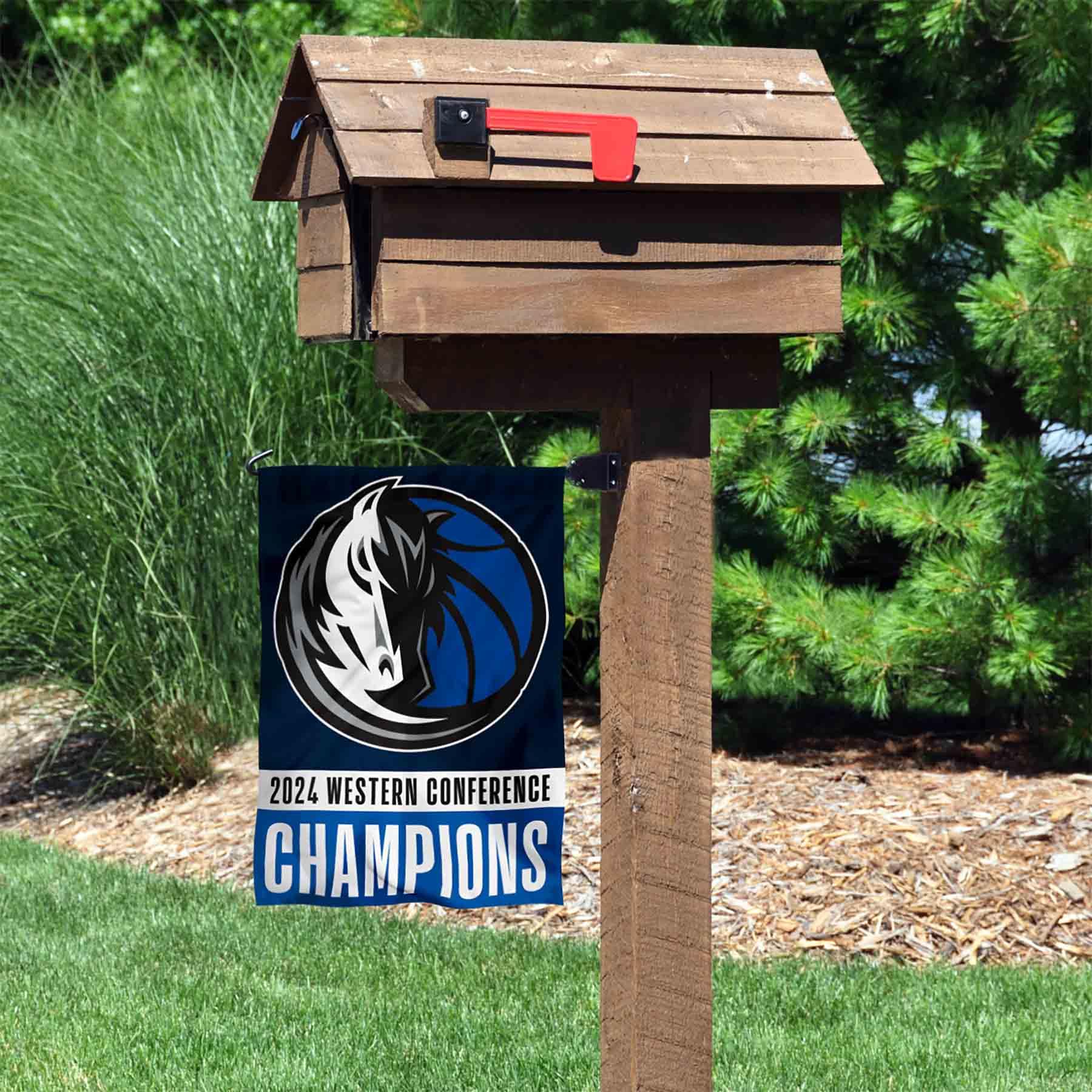 WinCraft Dallas Mavericks 2024 Finals Bound Conference Champions Garden Flag Banner - Sports Collectibles, Sports Memorabilia, Sports Fan Shop, Sports Gifts