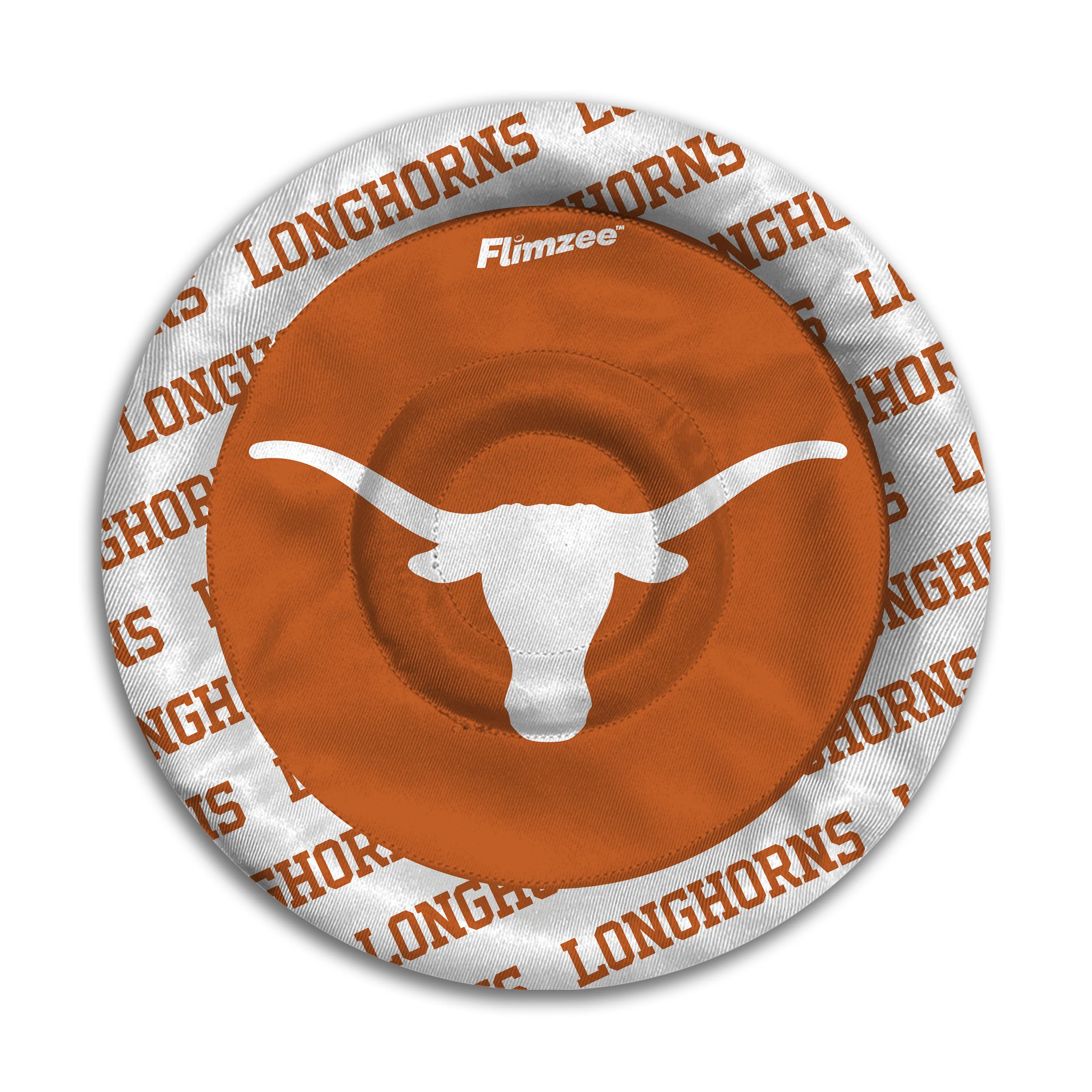 YouTheFan NCAA Texas Longhorns Flimzee Bean-Bag Flying Disc - Sports Collectibles, Sports Memorabilia, Sports Fan Shop, Sports Gifts