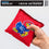 Wild Sports NCAA Kansas Jayhawks 8pk Dual Sided Bean Bags, Team Color - Sports Collectibles, Sports Memorabilia, Sports Fan Shop, Sports Gifts