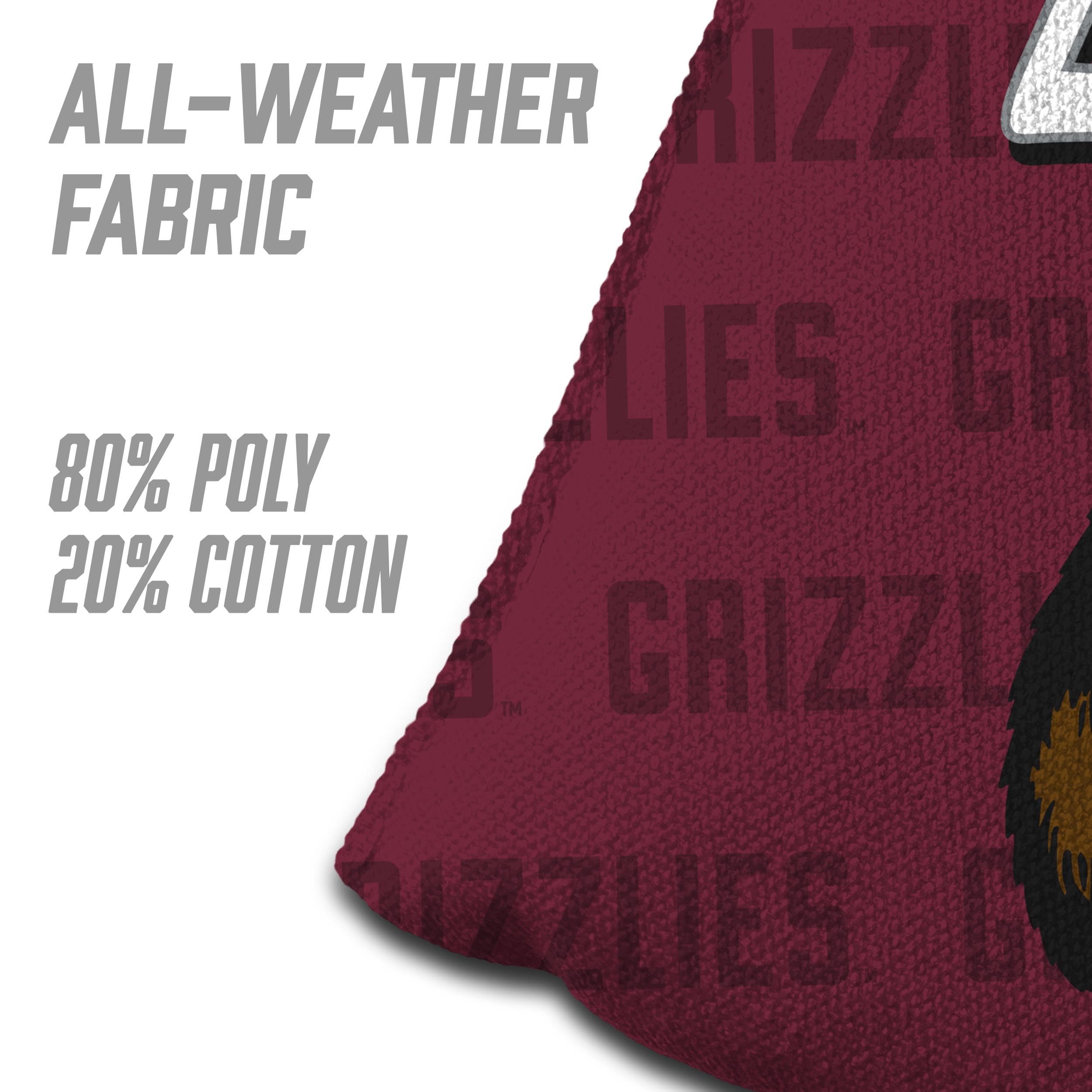 YouTheFan NCAA Montana Grizzlies Cornhole Bags - 4PK - Maroon - Sports Collectibles, Sports Memorabilia, Sports Fan Shop, Sports Gifts