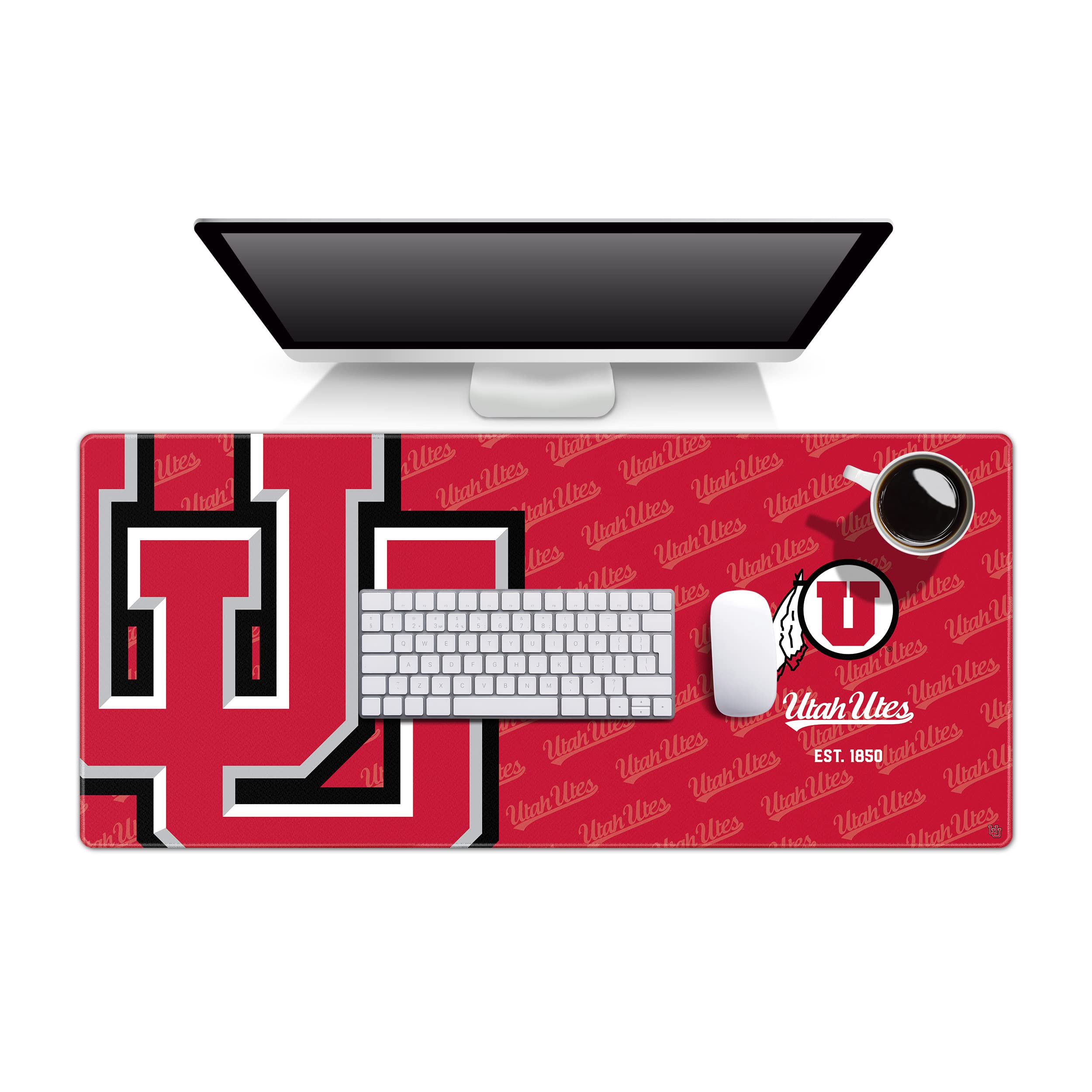 YouTheFan NCAA Utah Utes Logo Series Desk Pad - Sports Collectibles, Sports Memorabilia, Sports Fan Shop, Sports Gifts