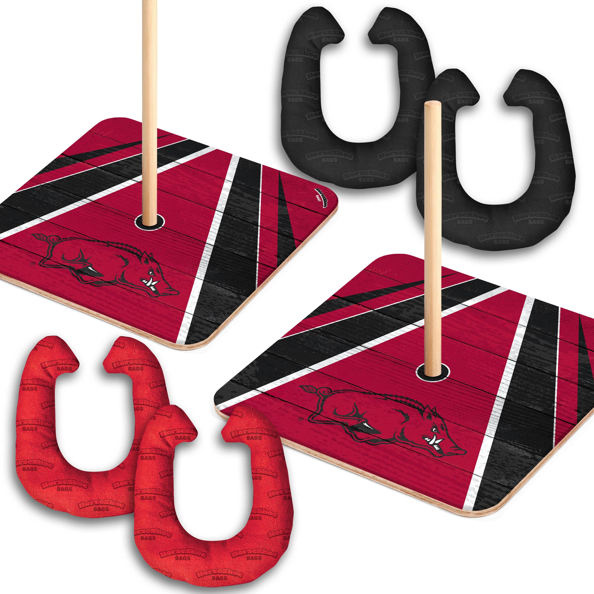 YouTheFan NCAA Arkansas Razorbacks Horseshoe Bags - Sports Collectibles, Sports Memorabilia, Sports Fan Shop, Sports Gifts