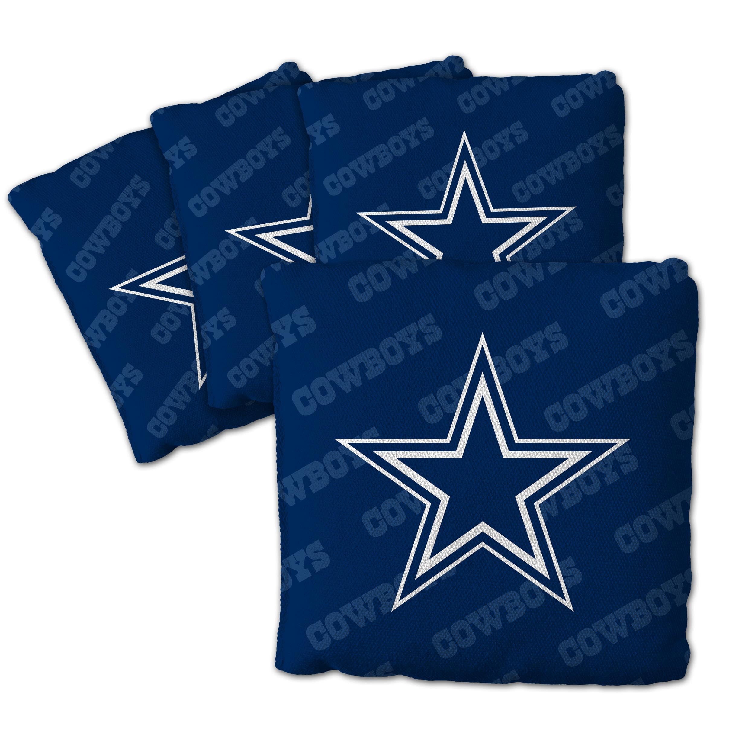 YouTheFan NFL Dallas Cowboys Cornhole Bags - 4PK - Blue - Sports Collectibles, Sports Memorabilia, Sports Fan Shop, Sports Gifts