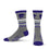 For Bare Feet Mens NCAA Kansas State Wildcats 5 Star Crew Sock Marble Grey Large - Sports Gifts, Sports Memorabilia, Sports Collectibles, Fan Shop