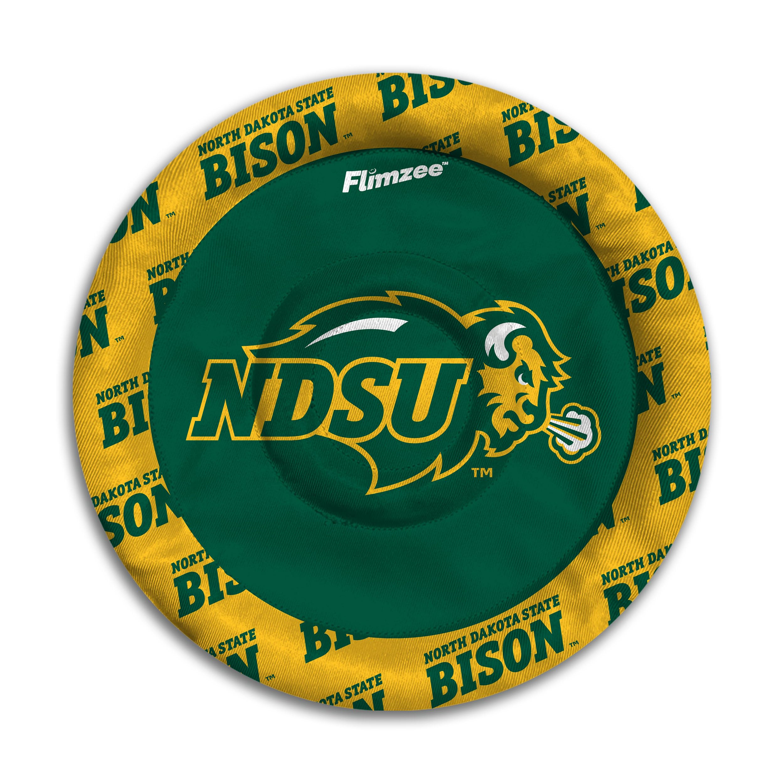 YouTheFan NCAA North Dakota State Bison Flimzee Bean-Bag Flying Disc - Sports Collectibles, Sports Memorabilia, Sports Fan Shop, Sports Gifts