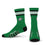 For Bare Feet NHL Dallas Stars 4 Stripe Deuce Crew Sock Team Color LARGE - Sports Gifts, Sports Memorabilia, Sports Collectibles, Fan Shop