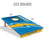 YouTheFan NFL Los Angeles Chargers 2’ x 3’ Wood Cornhole Game with Logo Bags - Sports Collectibles, Sports Memorabilia, Sports Fan Shop, Sports Gifts