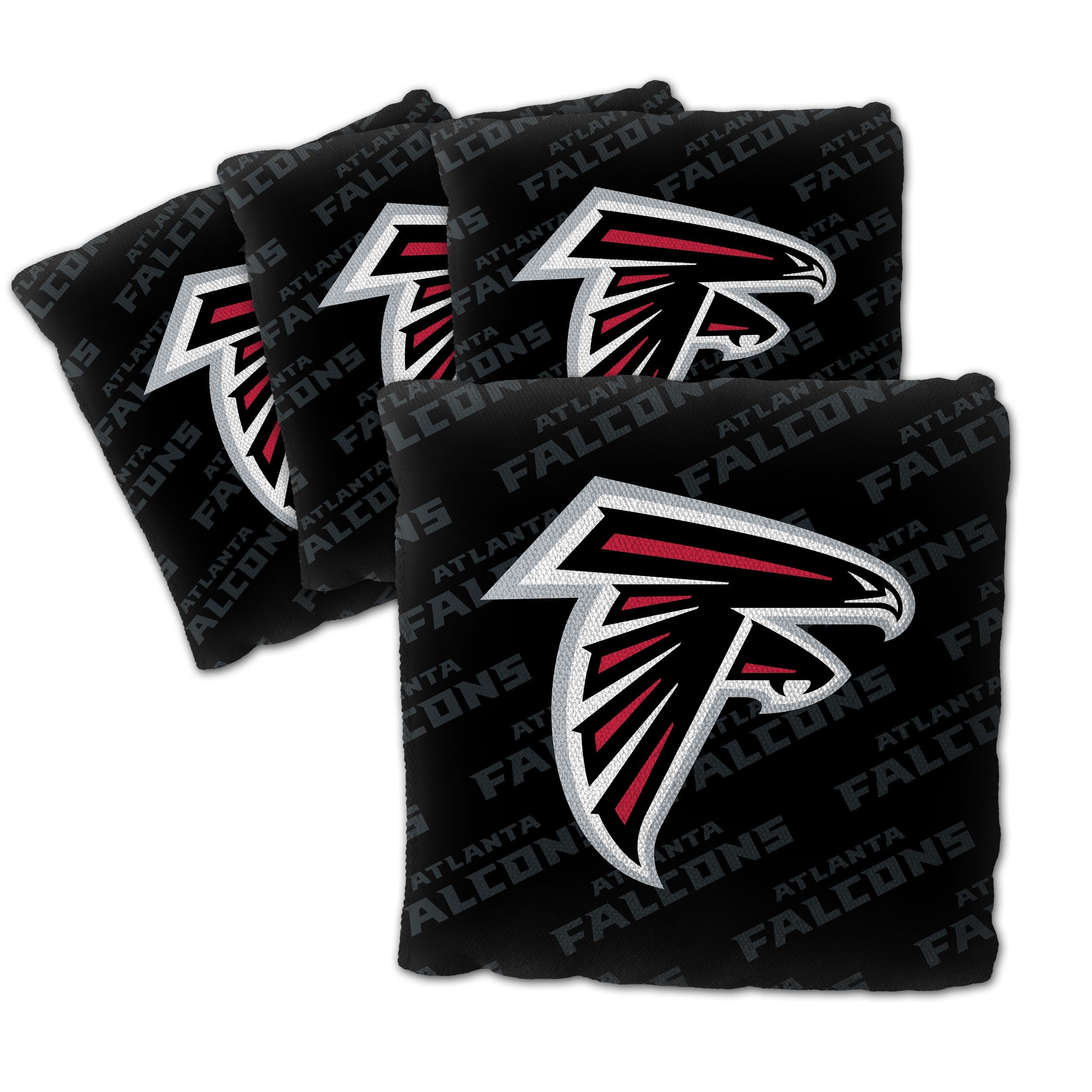 YouTheFan NFL Atlanta Falcons Cornhole Bags - 4PK - Black - Sports Collectibles, Sports Memorabilia, Sports Fan Shop, Sports Gifts