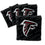 YouTheFan NFL Atlanta Falcons Cornhole Bags - 4PK - Black - Sports Collectibles, Sports Memorabilia, Sports Fan Shop, Sports Gifts