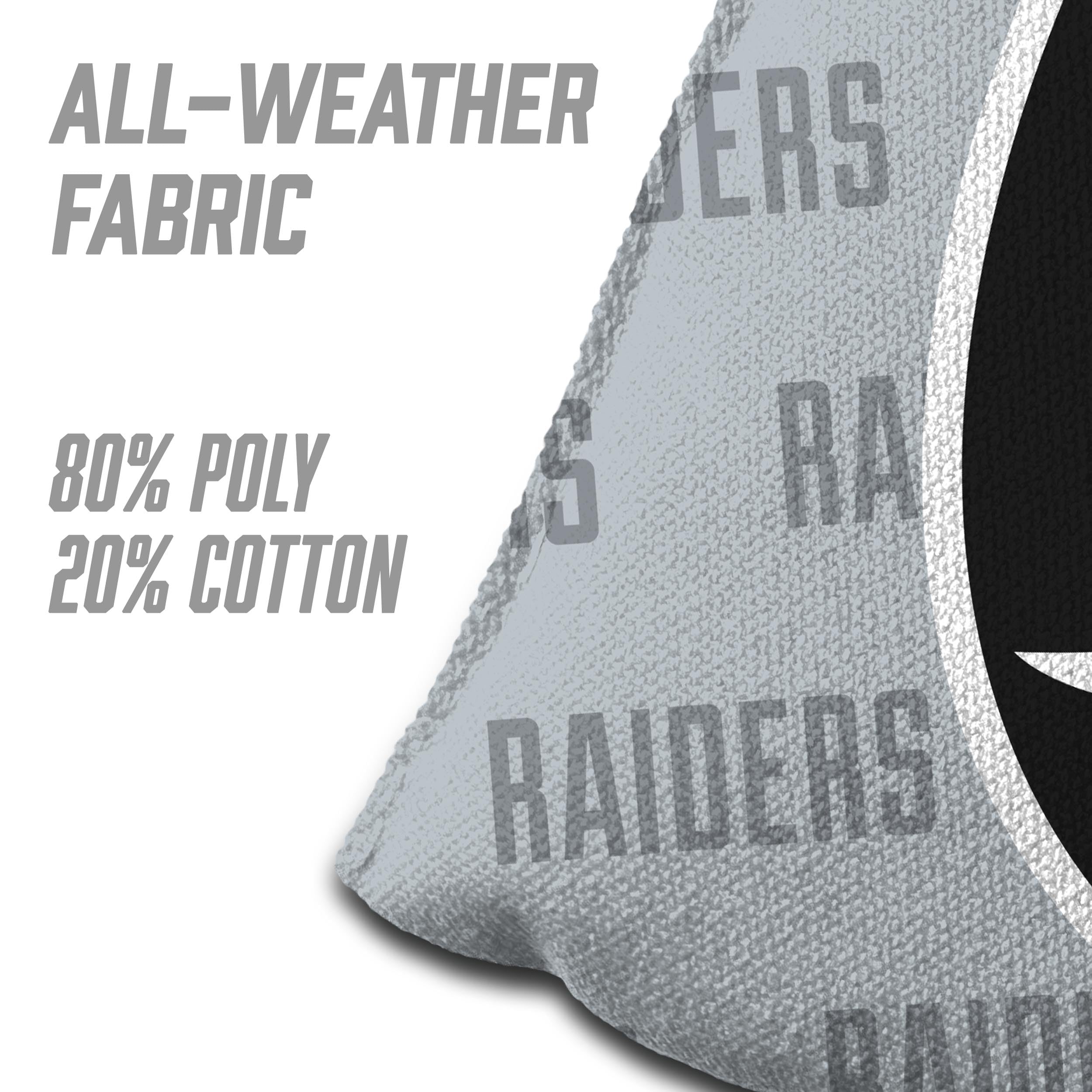 YouTheFan NFL Las Vegas Raiders Cornhole Bags - 4PK - Grey - Sports Collectibles, Sports Memorabilia, Sports Fan Shop, Sports Gifts