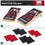 Wild Sports 2' x 4' Wood Tournament Cornhole Set - Direct Printed - Arkansas Razorbacks- perfect for Backyard, Beach, Park, Tailgates, Outdoors and Indoors - Sports Collectibles, Sports Memorabilia, Sports Fan Shop, Sports Gifts