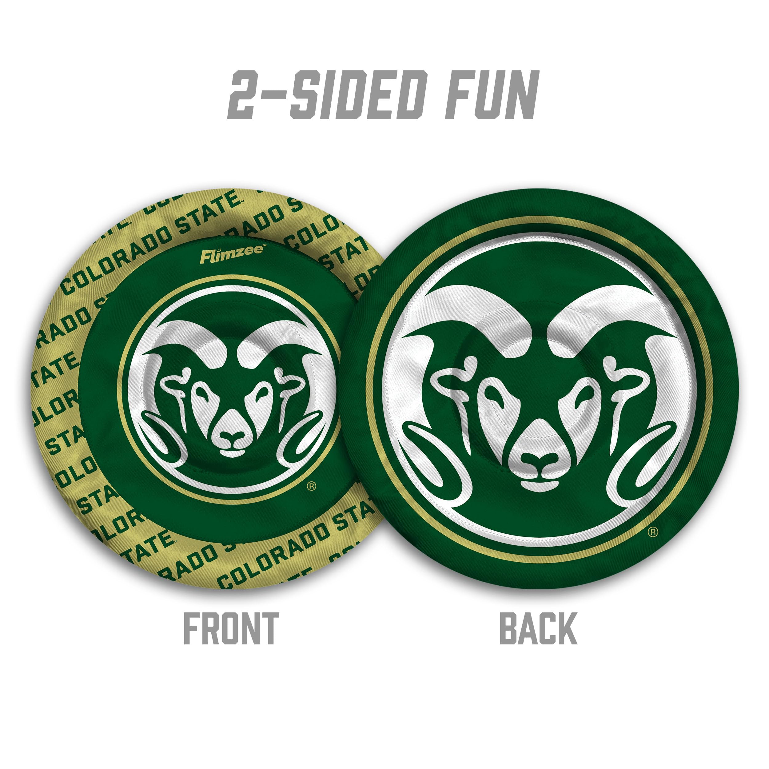 YouTheFan NCAA Colorado State Rams Flimzee Bean-Bag Flying Disc - Sports Collectibles, Sports Memorabilia, Sports Fan Shop, Sports Gifts