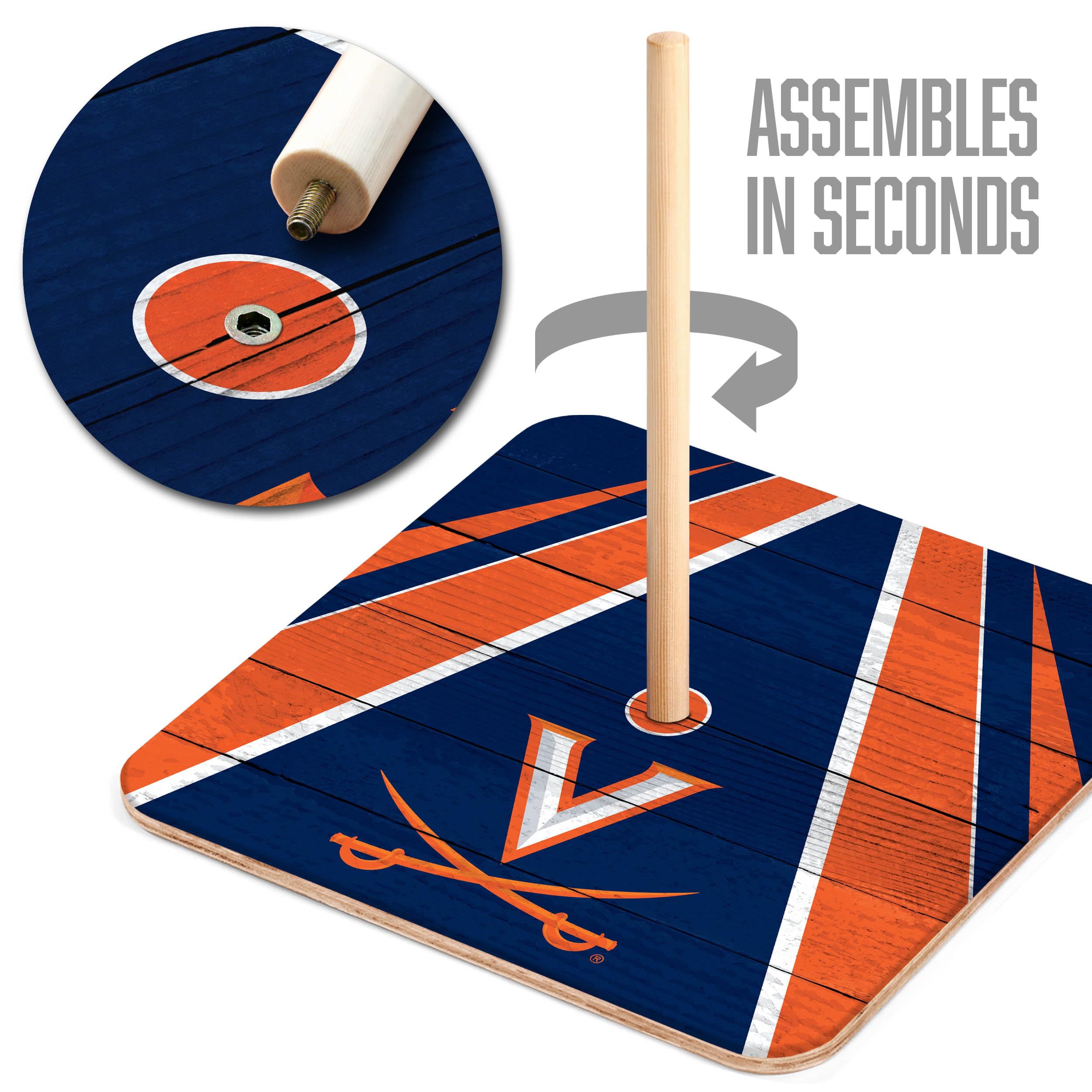 YouTheFan NCAA Virginia Cavaliers Horseshoe Bags - Sports Collectibles, Sports Memorabilia, Sports Fan Shop, Sports Gifts