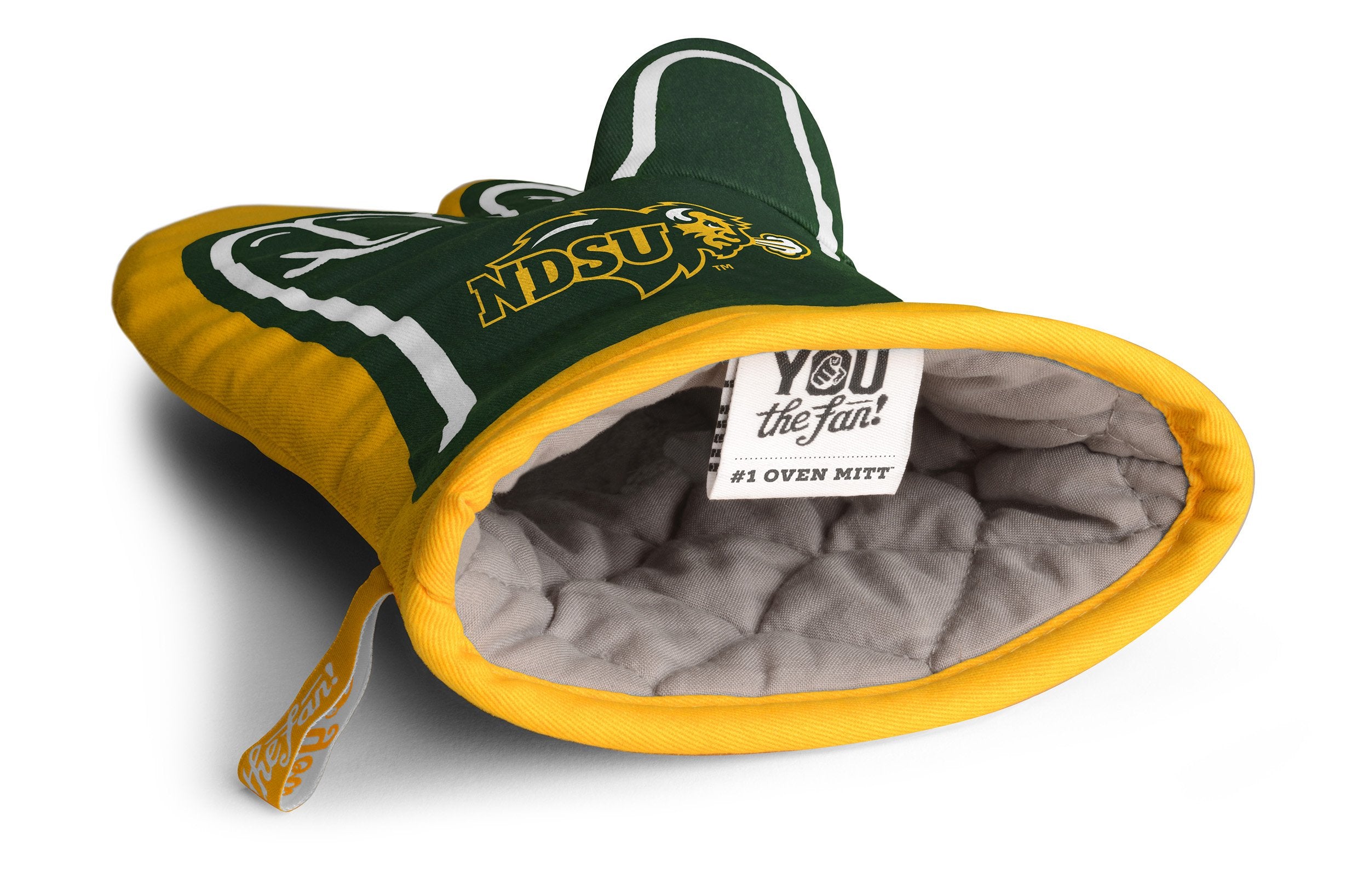 YouTheFan NCAA North Dakota State Bison #1 Oven Mitt, Team Color - Sports Collectibles, Sports Memorabilia, Sports Fan Shop, Sports Gifts