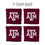 YouTheFan NCAA Texas A&M Aggies Cornhole Bags - 4PK - Maroon - Sports Collectibles, Sports Memorabilia, Sports Fan Shop, Sports Gifts