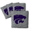 YouTheFan NCAA Kansas State Wildcats Cornhole Bags - 4PK - Grey - Sports Collectibles, Sports Memorabilia, Sports Fan Shop, Sports Gifts