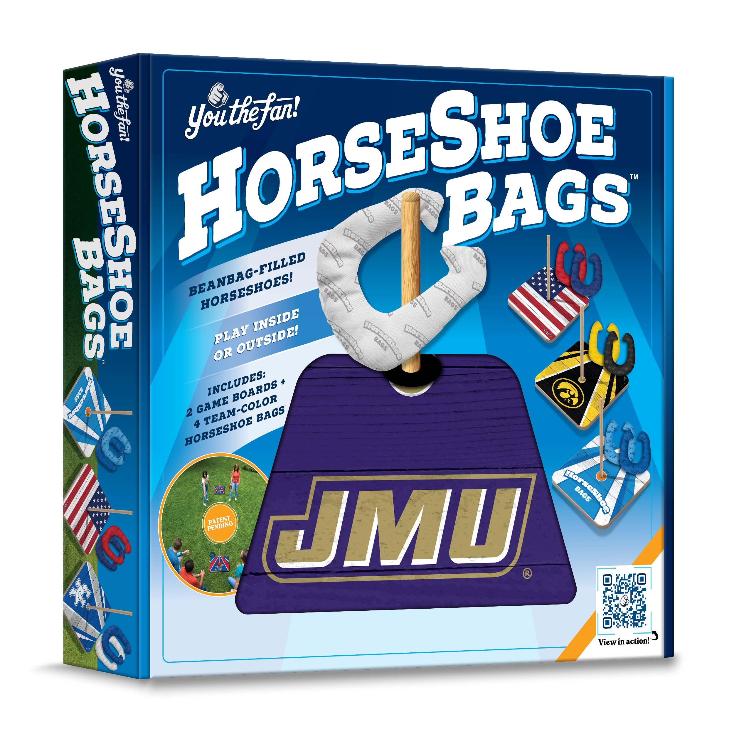 YouTheFan NCAA James Madison Dukes Horseshoe Bags - Sports Collectibles, Sports Memorabilia, Sports Fan Shop, Sports Gifts