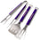 YouTheFan 5022043 NCAA Washington Huskies Spirit Series 3-Piece BBQ Set, 22" x 9", Team Colors - Sports Collectibles, Sports Memorabilia, Sports Fan Shop, Sports Gifts