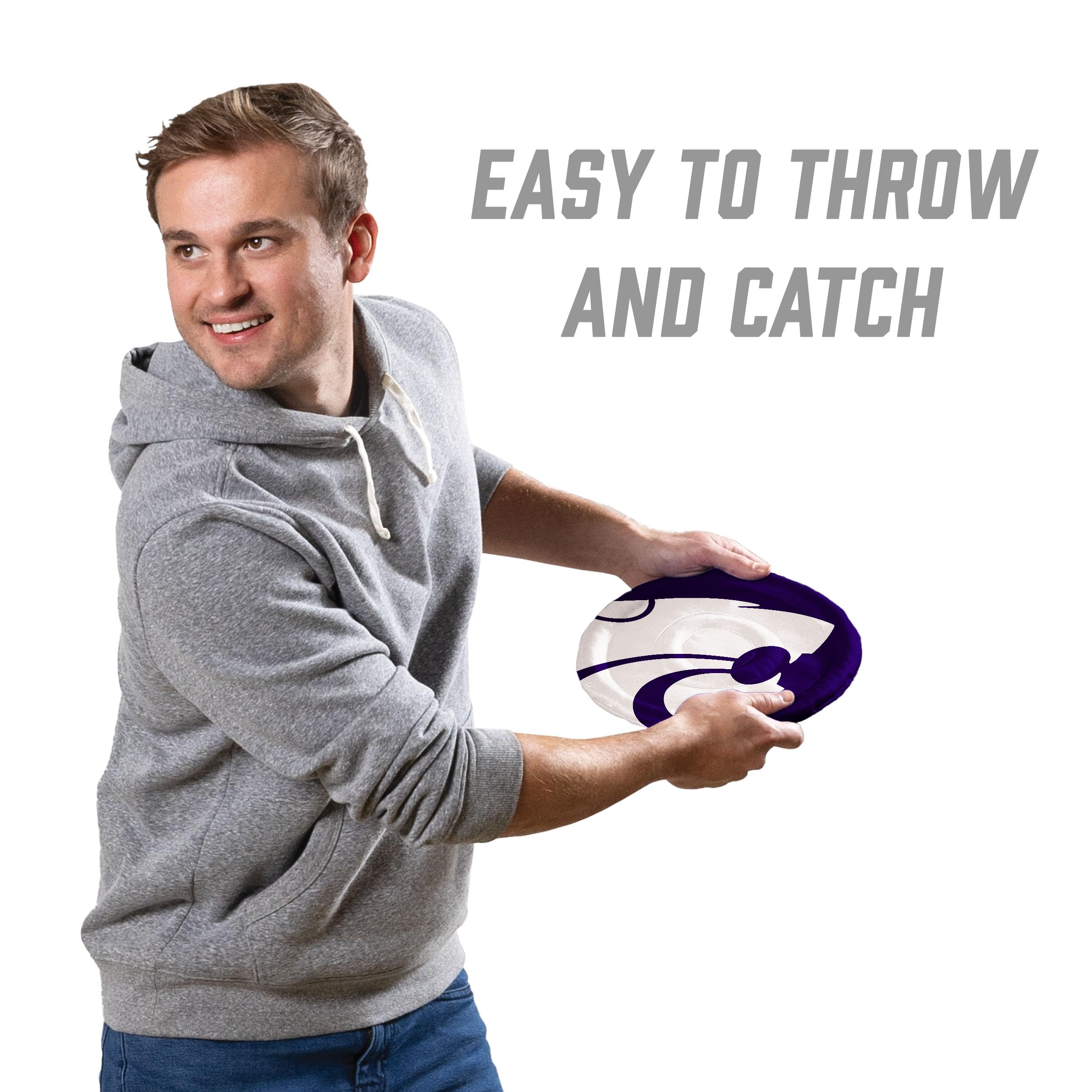 YouTheFan NCAA Kansas State Wildcats Flimzee Bean-Bag Flying Disc - Sports Collectibles, Sports Memorabilia, Sports Fan Shop, Sports Gifts