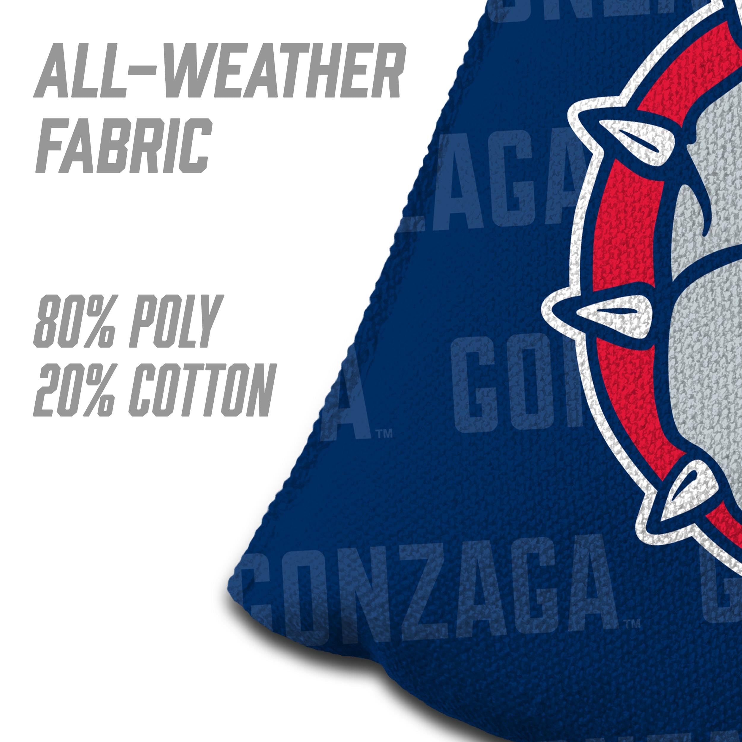 YouTheFan NCAA Gonzaga Bulldogs Cornhole Bags - 4PK - Blue - Sports Collectibles, Sports Memorabilia, Sports Fan Shop, Sports Gifts