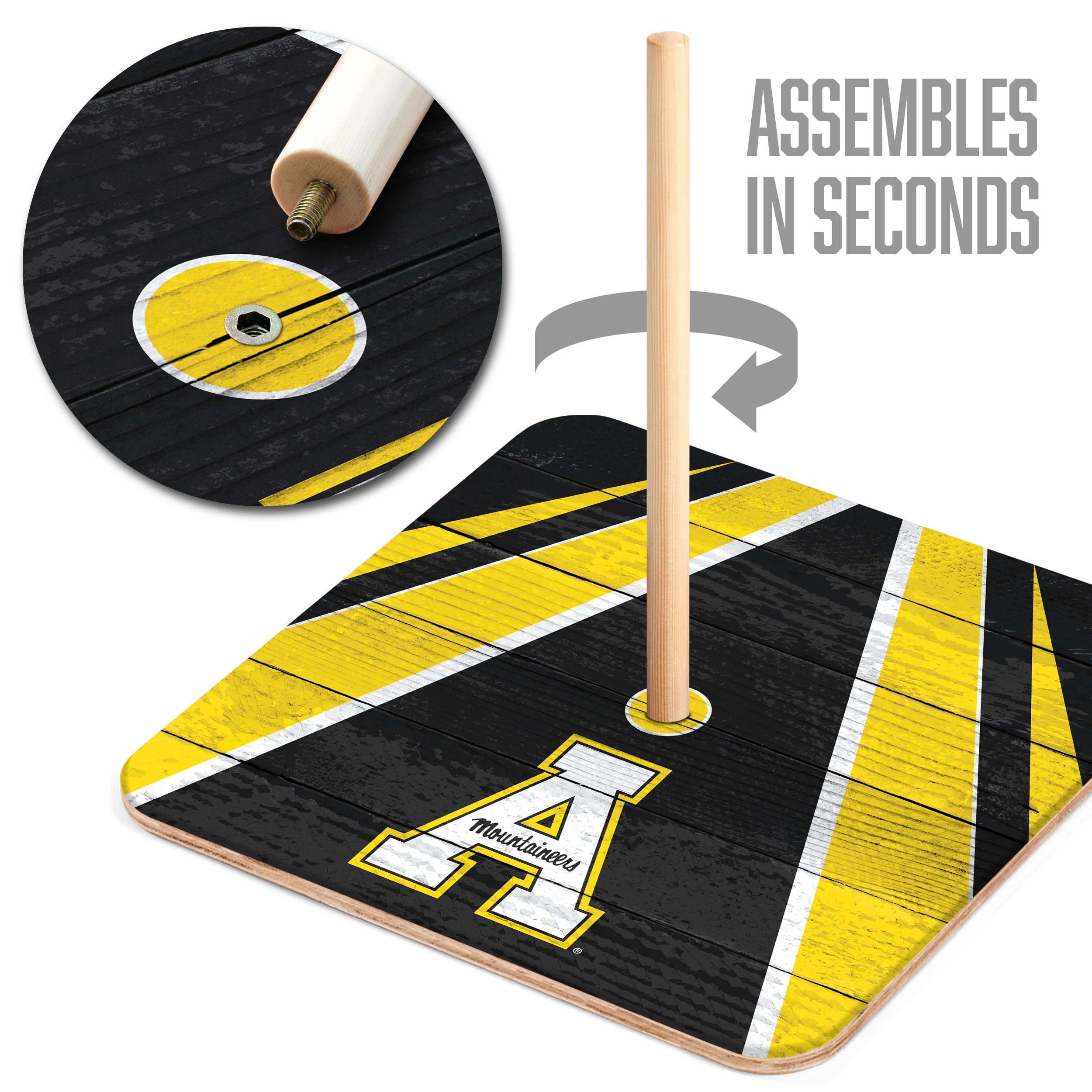 YouTheFan NCAA Appalachian State Mountaineers Horseshoe Bags - Sports Collectibles, Sports Memorabilia, Sports Fan Shop, Sports Gifts